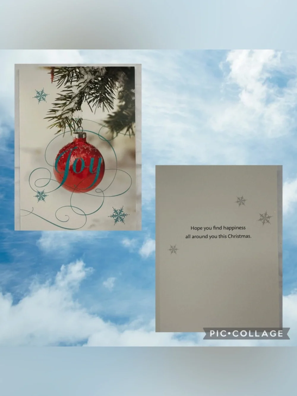16 Ct Holiday Cards & Envelopes Set Joy, Noel, Hope, Peace Designs - Picture 8 of 8